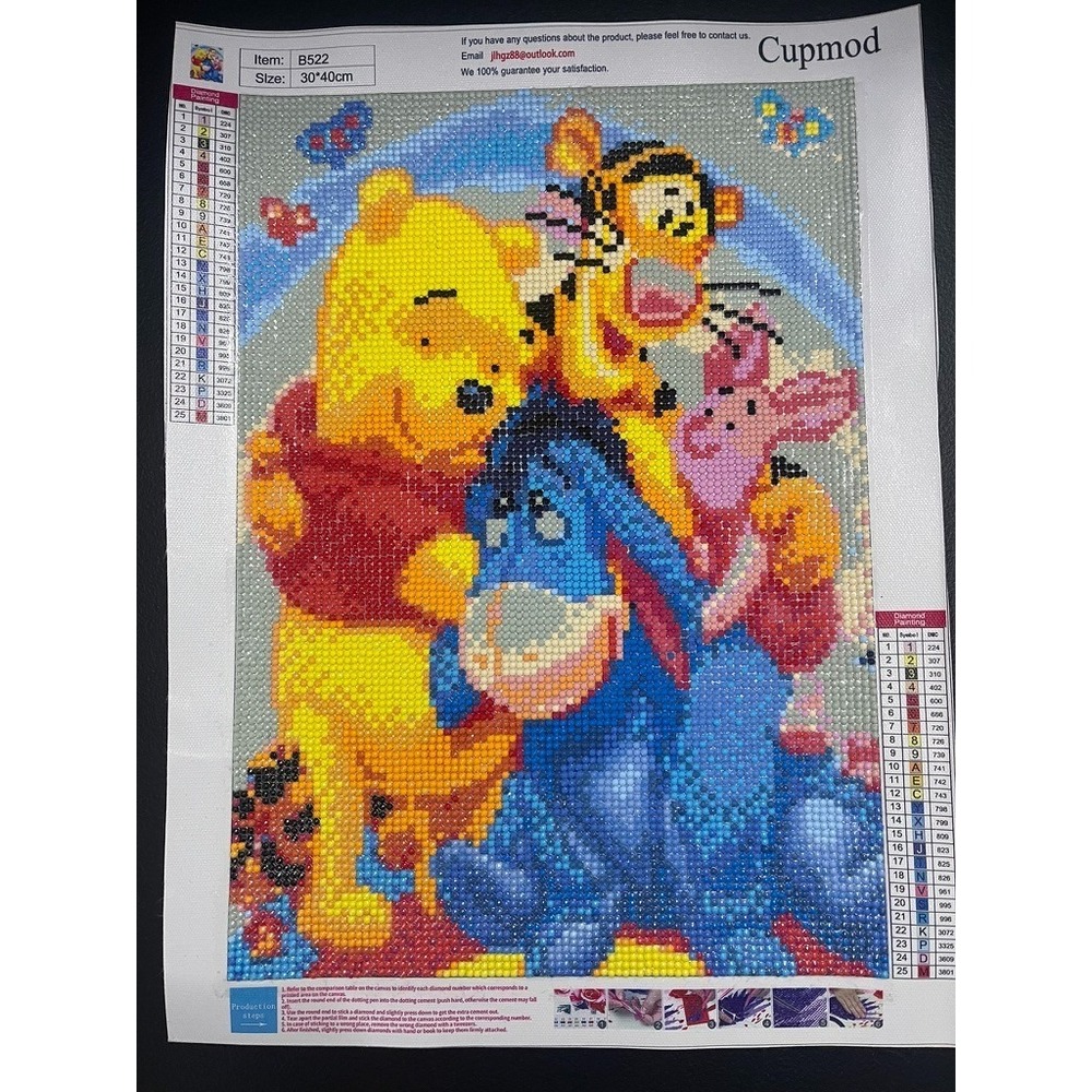 Finished Disney's Winnie the Pooh Diamond Painting